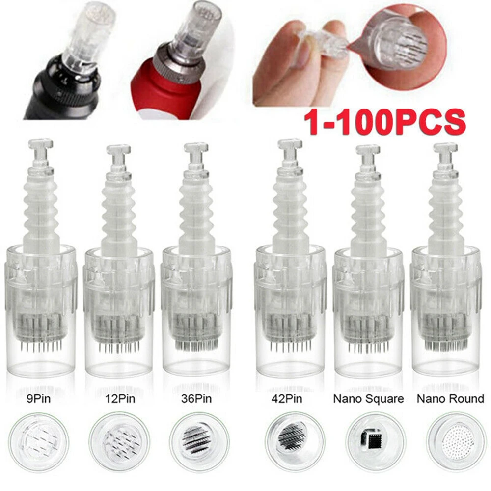 

9/12/36/42 Nano Microneedling Dr.pen Derma Stamp Needles Bayonet Tattoo Cartridge Replacement For MTS Beauty Skin Care Tool