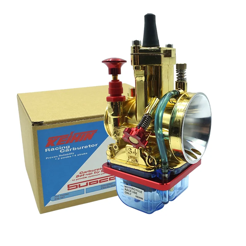 

Карбюратор мотоцикла PWK 28 30 32 34 мм для Keihin Dirt Bike ATV Racing 2-тактный 4-тактный 125-250cc Gold Edition