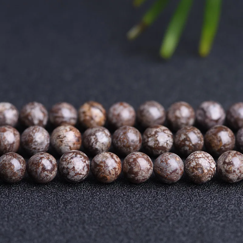 Natural Stone Round Beads for Jewelry Making Perles Gem Loose Beads Diy Bracelet Necklace 4/6/8/10/12mm