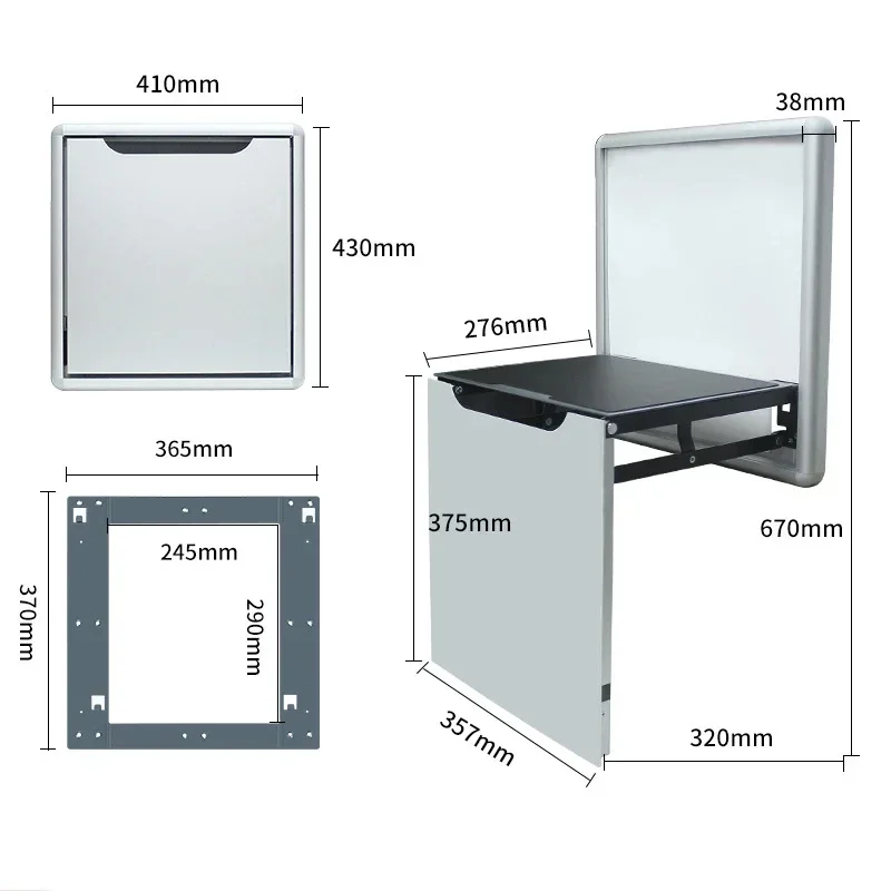 Ультратонкое настенное Складное Сиденье для душа повседневное бытовое кресло
