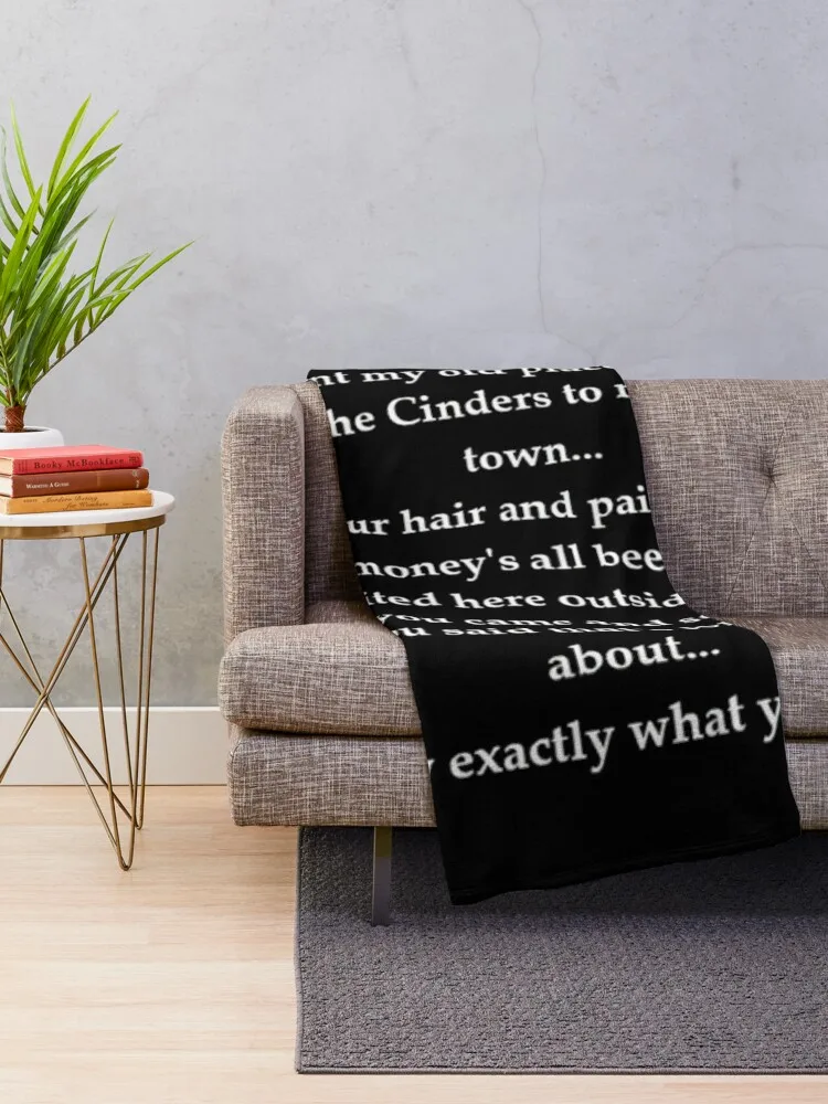 I Am Kloot Cinders Lyrics Черно-белое одеяло Свободные идеи подарков на День святого
