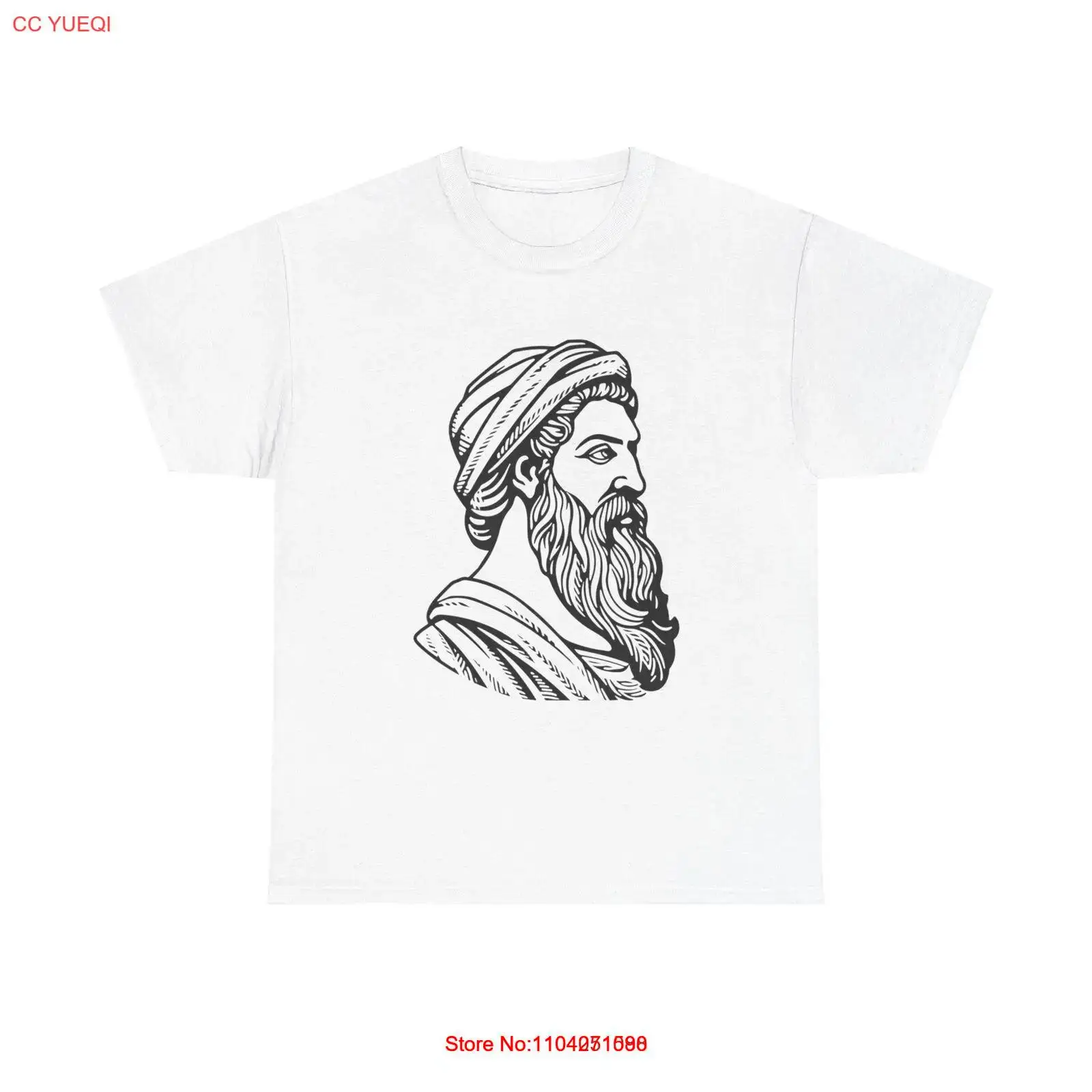 Pythagoras T-Shirt - pythagorean theorem greek mathematics ancient history math