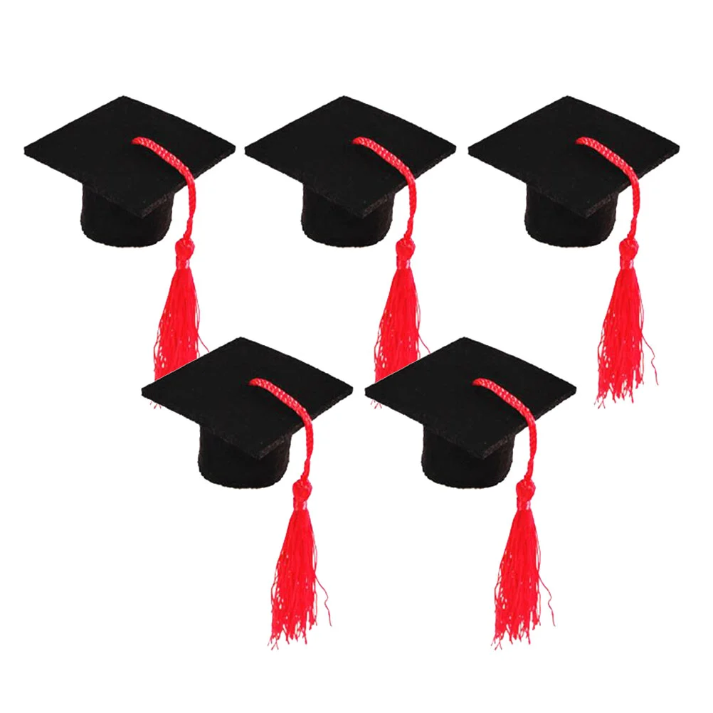 

Graduation Cap Bottle Minihat Cover Doctoral Toppers Grad Party Topper Decorations Favors Tassel Congrats Bottles Supplies