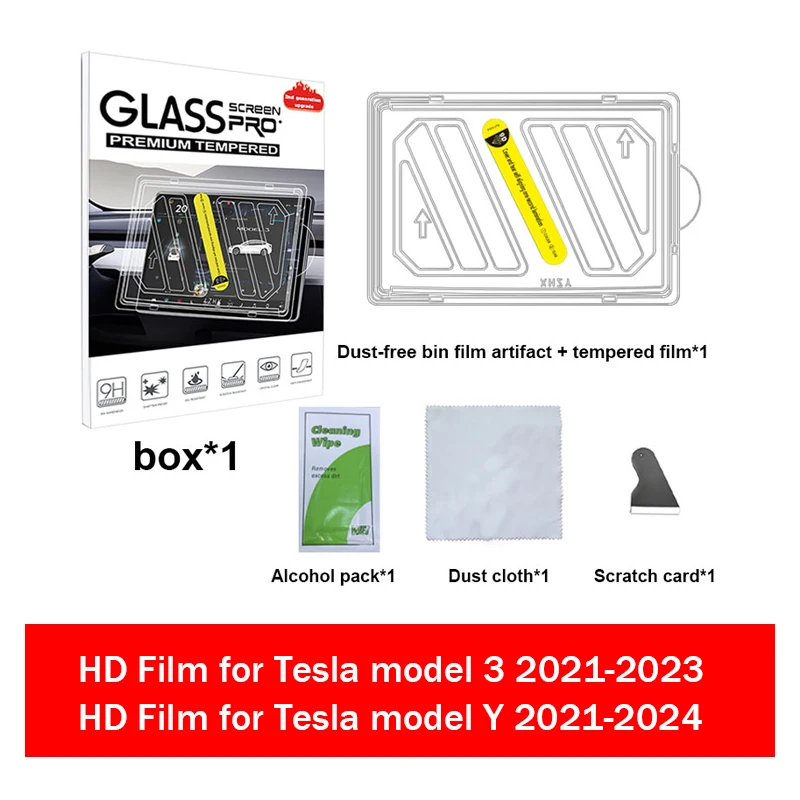 

Защитная пленка из закаленного стекла HD для Tesla Model 3 Highland Y Juniper 2025 Защитная пленка для центрального управления задним рядом с сенсорным экраном