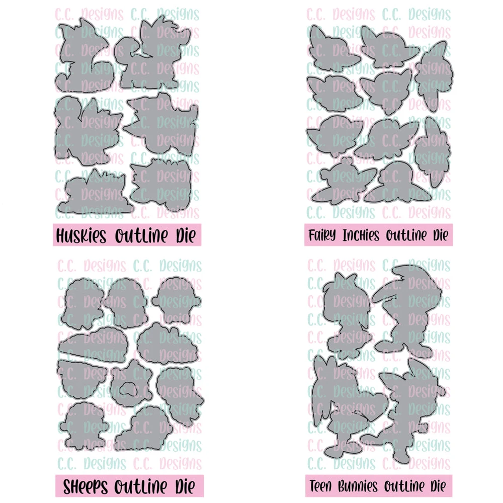 

Animal Metal Cutting Dies and Clear Stamps Scrapbooking Craft Supplies Diy Album Make Paper Mould Card Embossing Die Stamp 2022