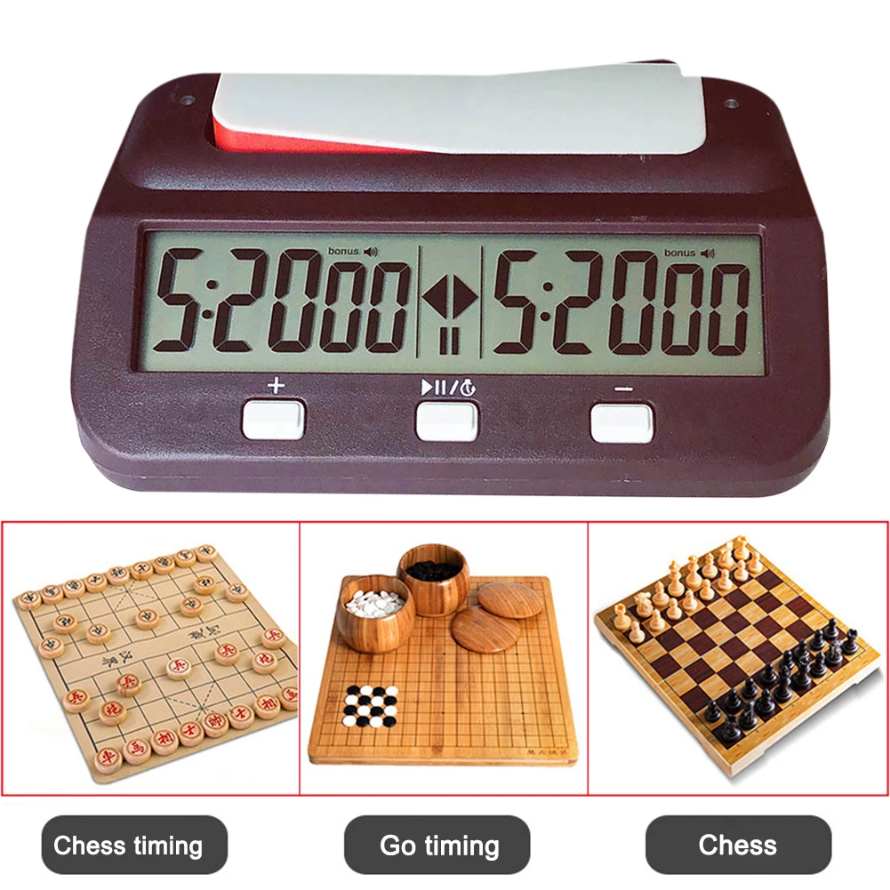 

Цифровые Спортивные шахматные часы для соревнований, настольная игра с обратным отсчетом, будильник с таймером, таймер с обратным отсчетом