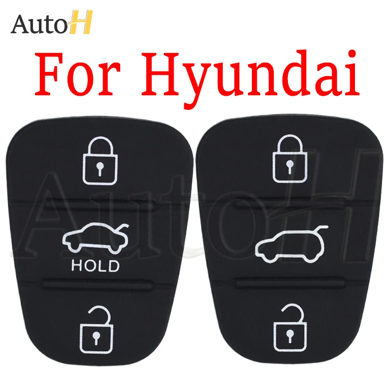 Удаленный автомобильный ключ замена 3-кнопочного резинового ключа для Hyundai Accent IX35