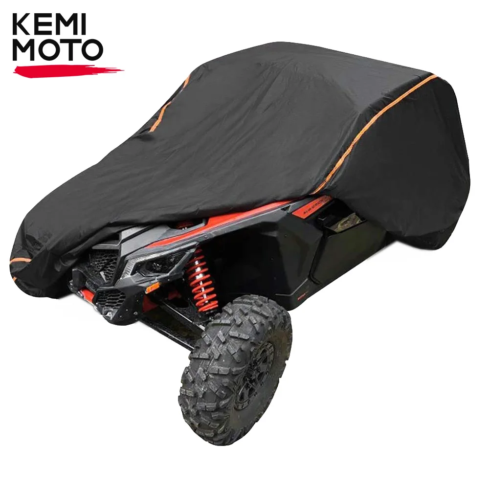 X3 UTV KEMIMOTO 210D Oxford Cloth Protect Utility Vehicle Storage Cover UV Protect Waterproof for Can Am Maverick X3