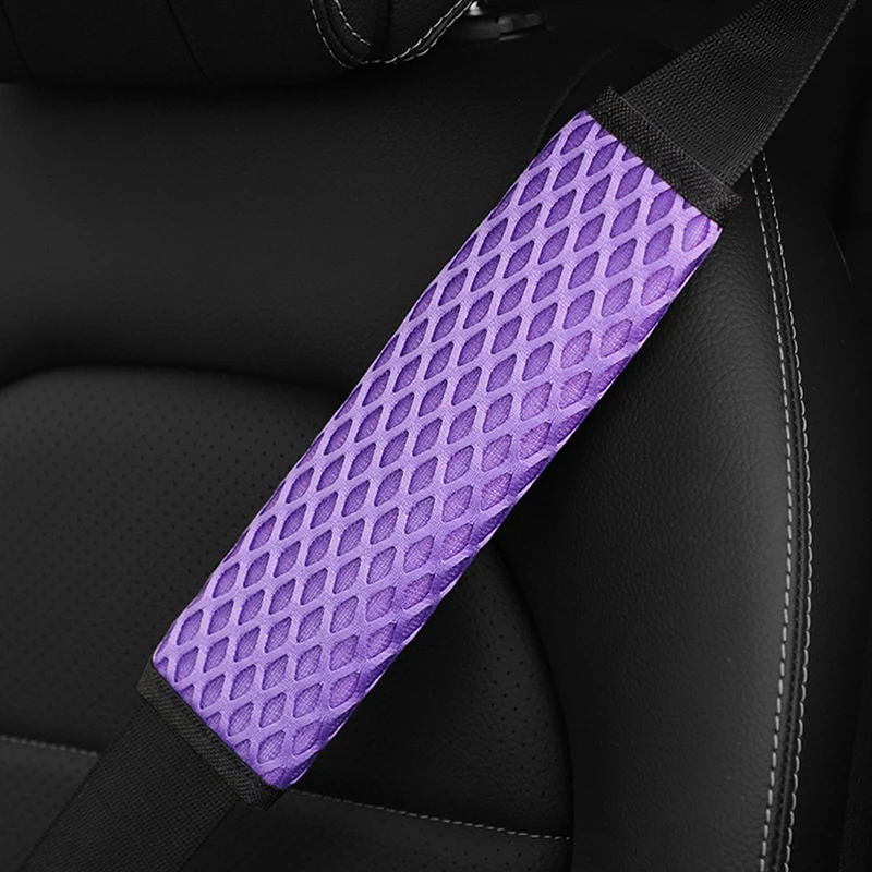 

Seat Belt Safety Belt Shoulder Cover Mesh Breathable Protection Seat Belt Padding Pad Auto Interior Access Car Accessories