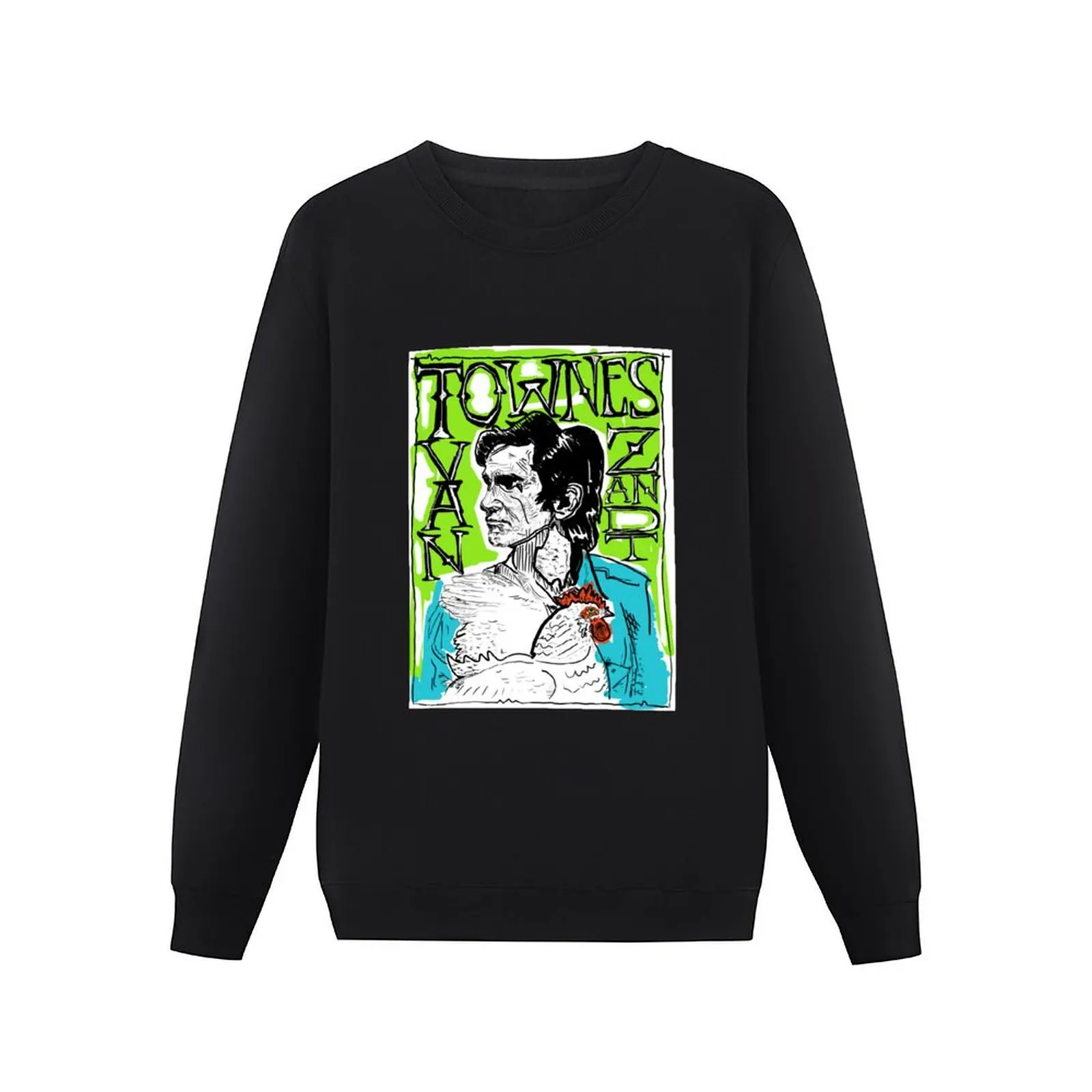Футболка Townes Van zandt пуловер с капюшоном мужская толстовка