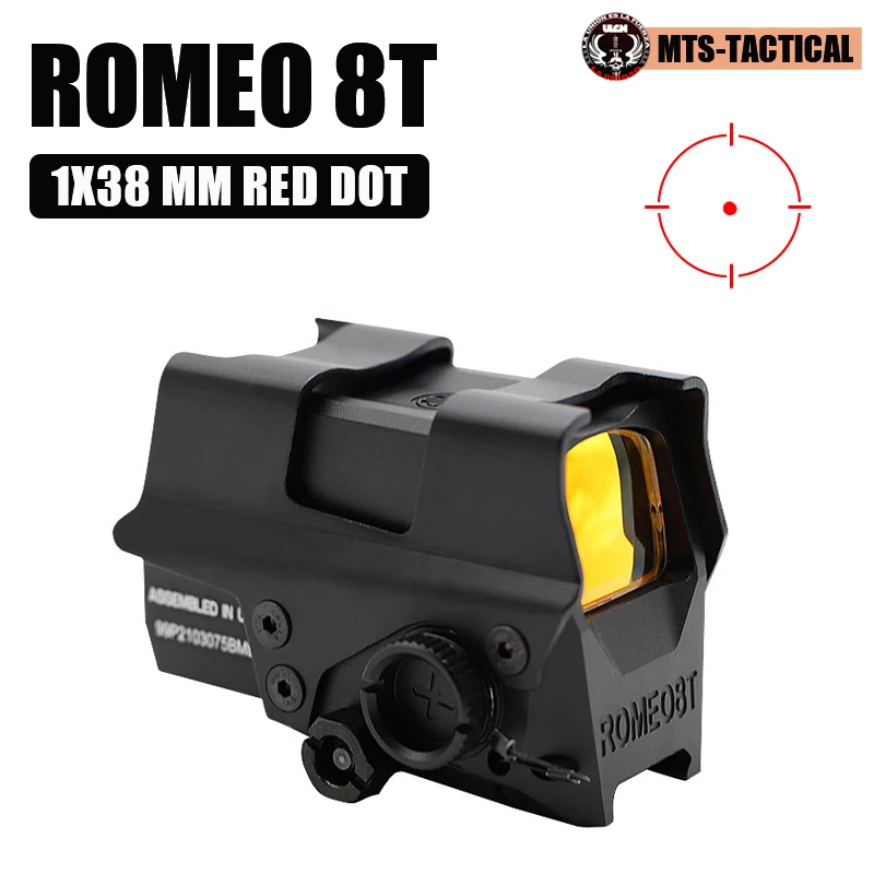 

Tactical Rome 8T Red Dot Scope 1X38mm Rifle Scope 20MM Picatinny Optical Scope Hunting AR15 Tactical Accessories