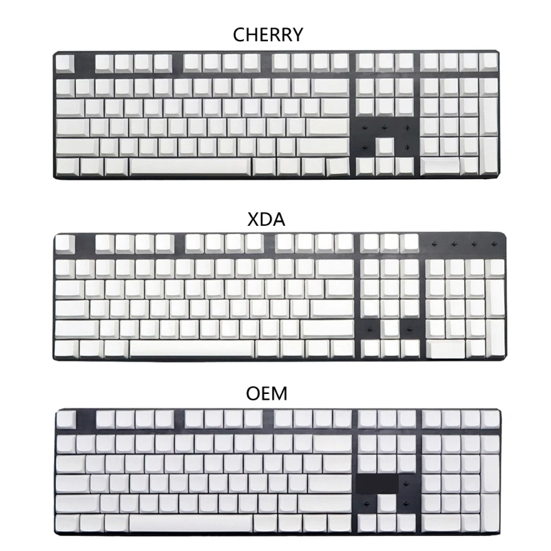 

108key OEM XDA PBT Blank, цветная сублимационная крышка без гравировки J60A