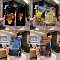 vincent van gogh phone case for honor 10 20 30 50 i pro s se v20 v30 v40 v10 v8 v9 play x10 max x20 x30 x30i funda shell cover