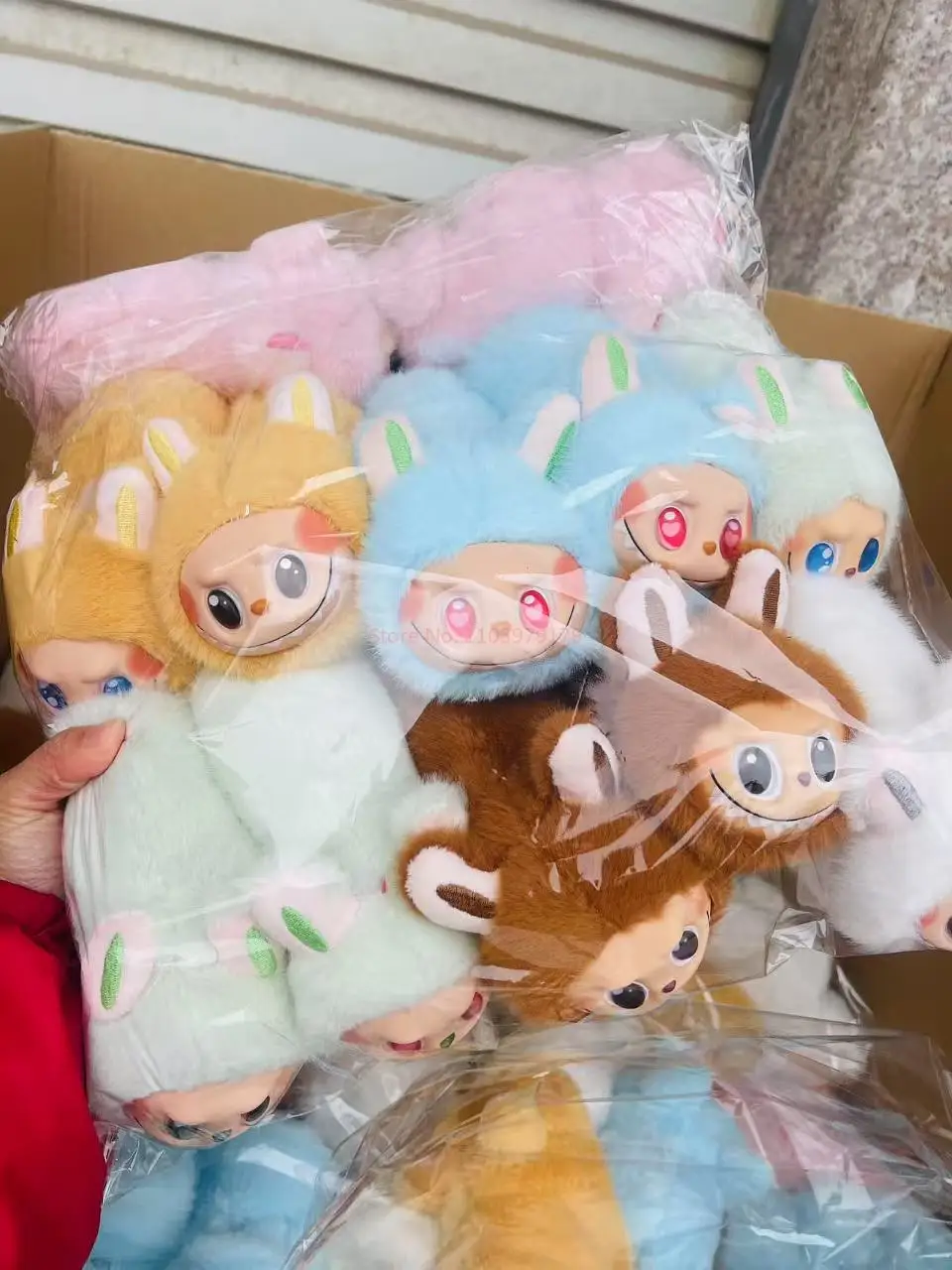 Новый удобный плюшевый Kawaii кожаный круг Labubu милые и красивые праздничные подарки