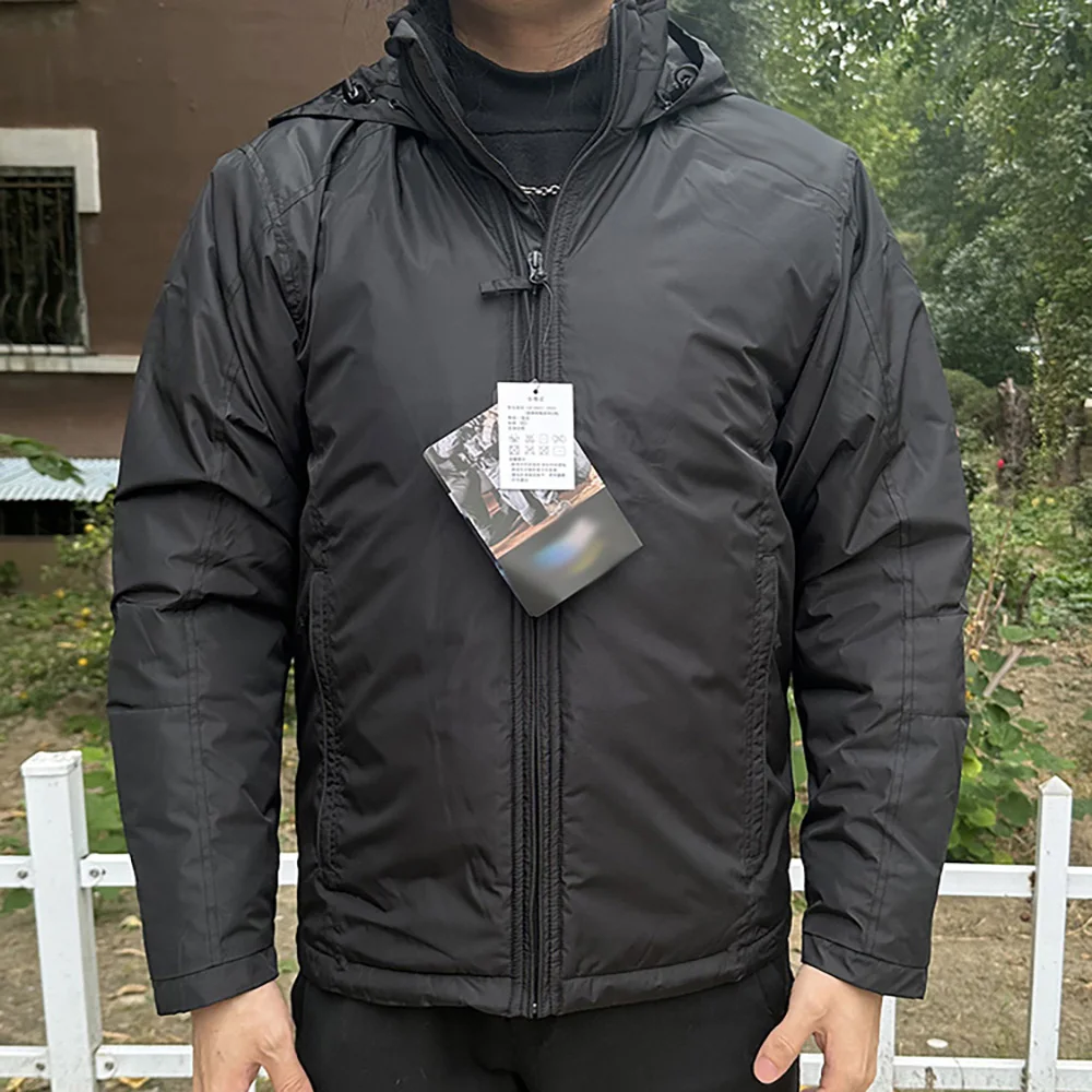 Куртка мужская тактическая ветрозащитная теплая из плотного хлопка