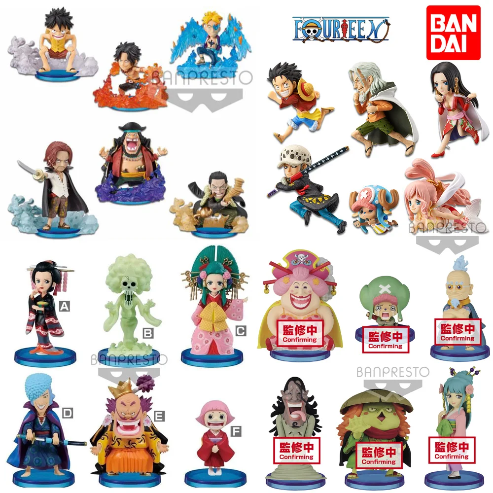 

Bandai One Piece WCF Garp Usopp Robin Hancock Luffy Dragon Ace Sabo Rayleigh Shanks Shirahoshi Anime Action Figures Model Toys