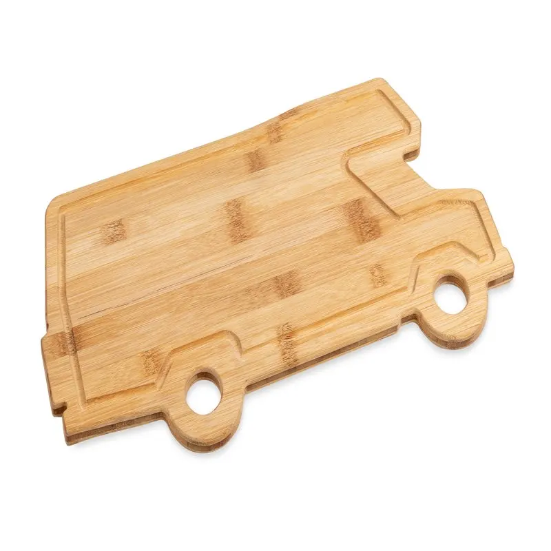 

Разделочная доска для дома на колесах, в стиле ретро, из натурального бамбука, дерева, коричневого цвета (53090)