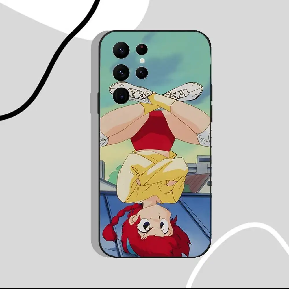 Фото Чехол для телефона Anime R-Ranma 12 для Samsung S10, S21, FE, S21, S26, S25, S24, S23, Ultra, S9, S22, Plus, черный, противоударный, из ТПУ №4