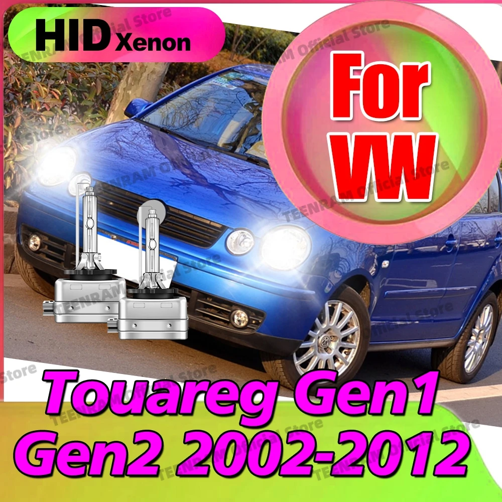 Фото 2x HID Xenon D1S D1 лампы для фар 6000K 8000K 10000K 12V для VW Touareg Gen1 Gen2 2002-2012 Scirocco Mk3 2008-2013 Passat Golf №1