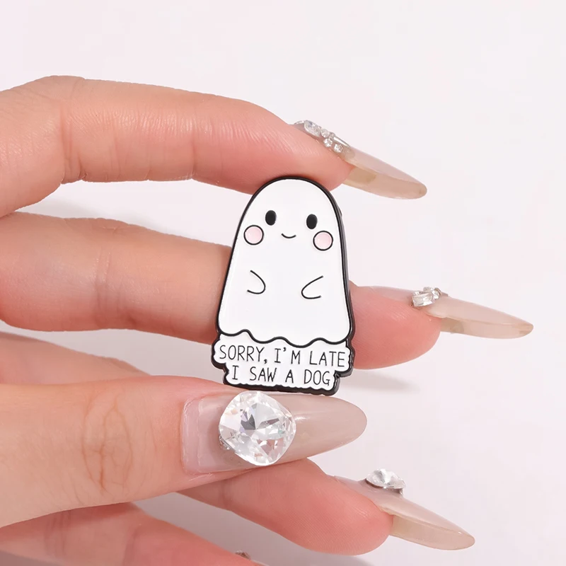 Эмалированные булавки Boo Cute Ghost Happy Hallowine I Hope You Doing Ok металлическая брошь с