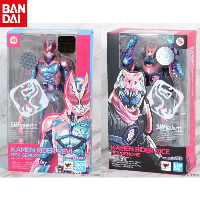 Оригинальная Подлинная подвижная модель Bandai SHF Kamen Rider Revice Levis тираннозавр демон