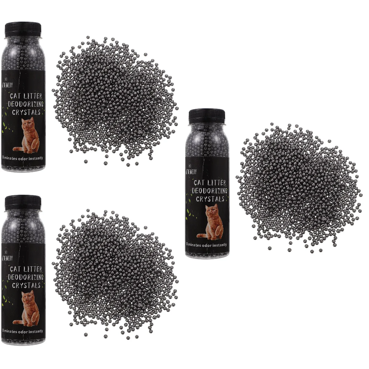 

3pcs 1 bottle of Cat Litter Odor Remover Deodorizer Cat Litter Air Freshener