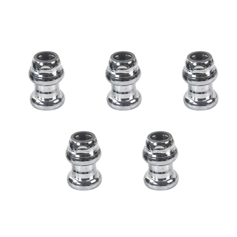 

5X 22.2Mm Bicycle Headset 1 Inch Fixed Gear Racing Bike Headset Bearing Fixed Gear Bike Aluminium Alloy Headset,Silver