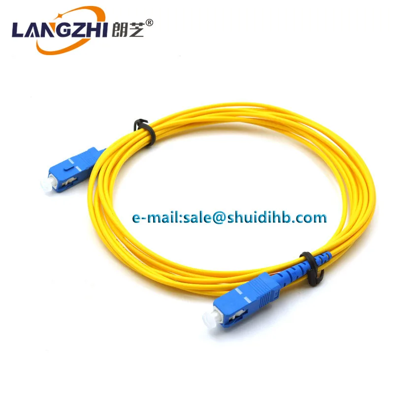 10pcs/Bag SC UPC 3m Simplex Mode Fiber Optic Patch Cord Sc Upc 3m 2.0mm Or 3.0mm Ftth Fiber Optic Jumper Cable Fiber Optic