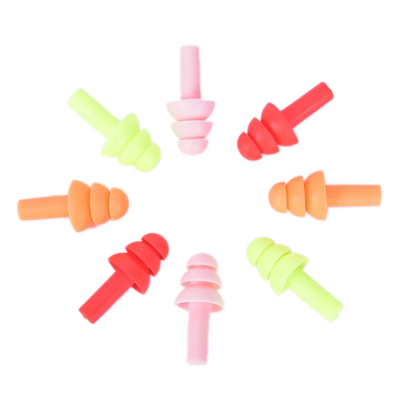 

10 PC soundproof earplugs waterproof silicone earplugs to reduce travel noise earplugs
