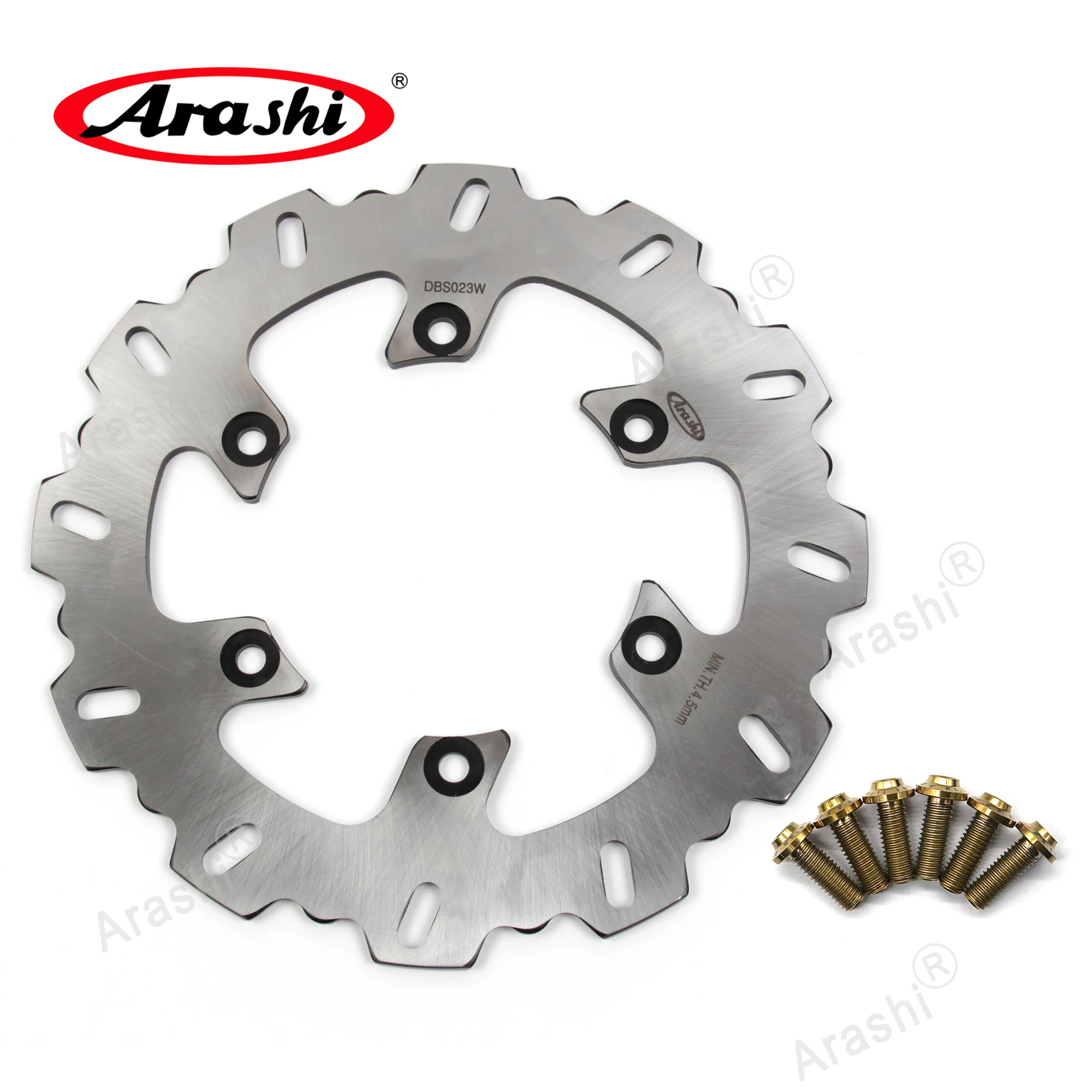 

ARASHI JUNIOR SS 350 Rear Brake Disc Motorcycle CNC Fixed Rotor Disk For DUCATI JUNIOR SS350 1991 1992 1993 Stainless Steel