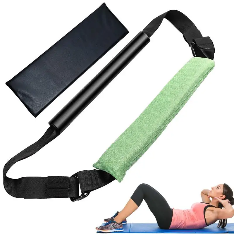 

Adjustable Nordic Hamstring Curl Strap Hamstring Curl Strap Nordic Strap with Kneeling Mat for Sit Ups Ab Workout Hamstring Curl