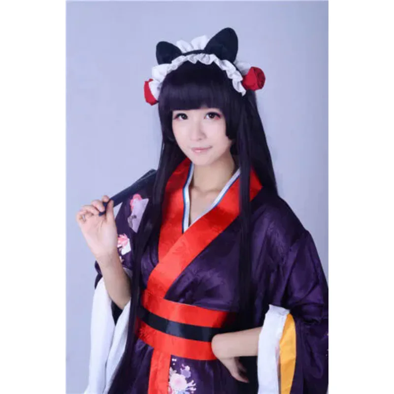 Прямой парик для косплея с аниме Марс Хино Рей гокоу Рури Неко длинный