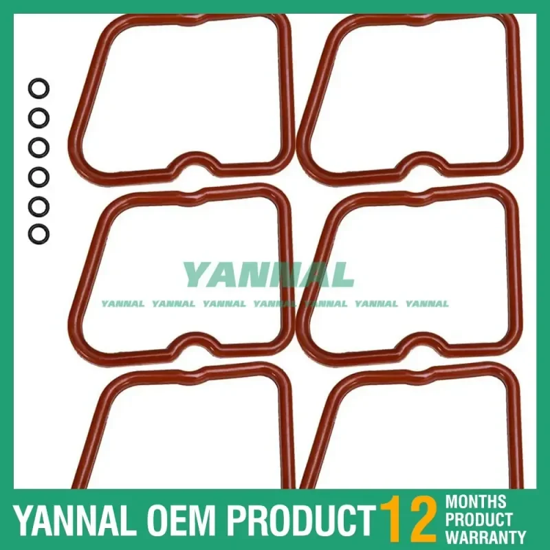 Долговечная доступная служба 6 прокладок крышки клапана 3902666 3910824 Для двигателя