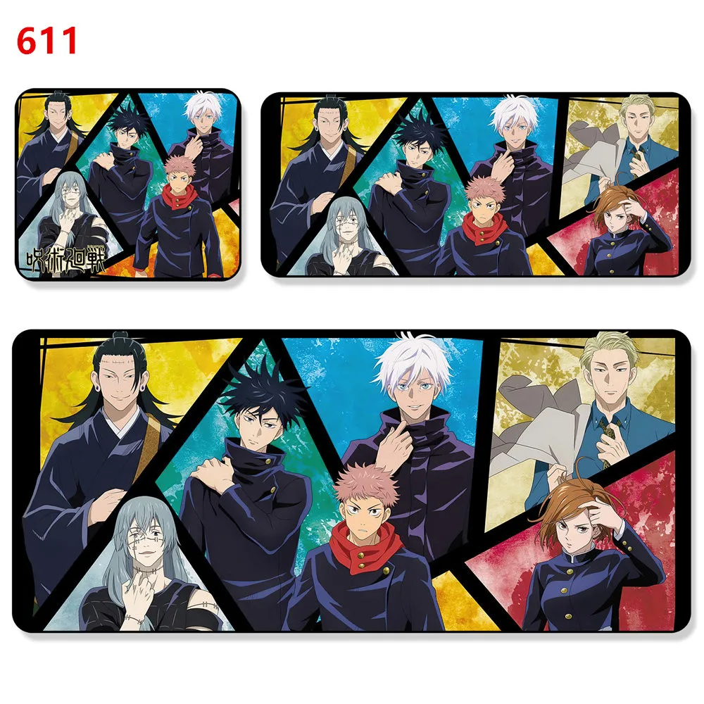 

Профессиональный поликарбонатный коврик для мыши juютсу Kaisen Yuuji Megumi Gojou noбара Sukuna, большие коврики