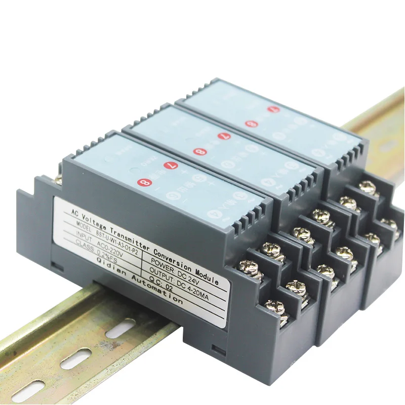 

Ac high voltage transmitter with 0-5v 4-20ma 1-10V voltage output voltage transducer sensor ac signal transducer/ transformer