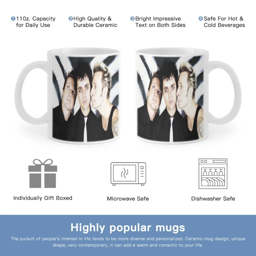 Чашка G-Green Day Band бесплатная доставка керамическая чашка кофейная овсянка для