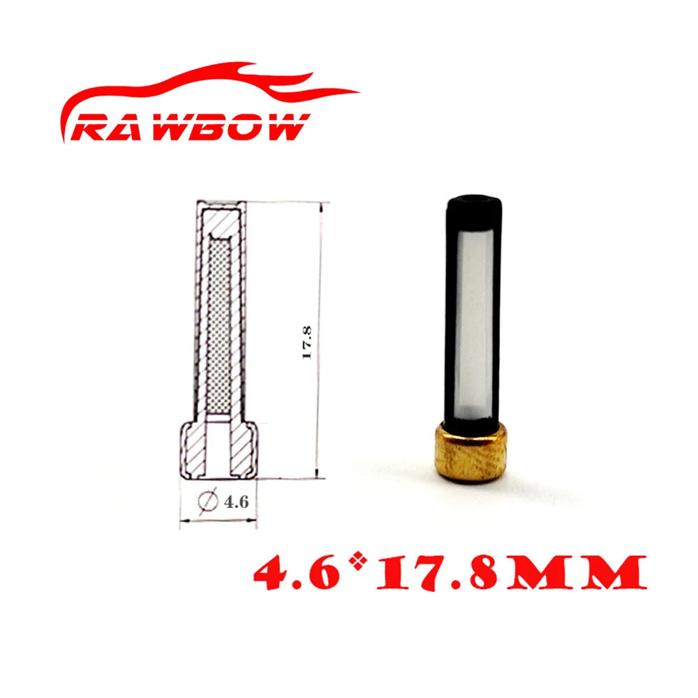 

50/100 шт. 06H906036G топливный инжектор микро-фильтр для VW Golf Jetta Passat Audi A3 A4 A6 Q3 Q5 Skoda 2,0 T (11032) Размер: 4,6*17,8 мм