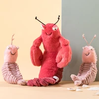 cute sheldon shrimp plush toys crispin crab larry shrimp dolls stuffed animal appease plushie for baby children birthday gifts