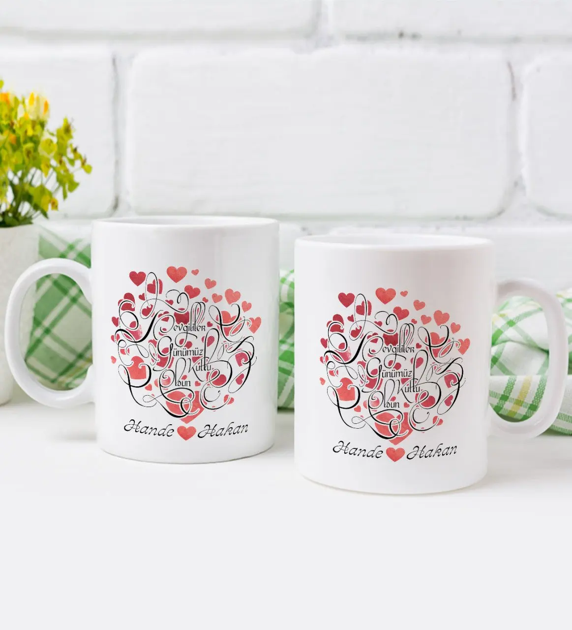 

Индивидуальный дизайн на День святого Валентина двойная кружка