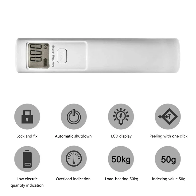 Весы для багажа Travel Essential цифровые весы чемоданов дорожных подвесок 50 кг/110 фунтов