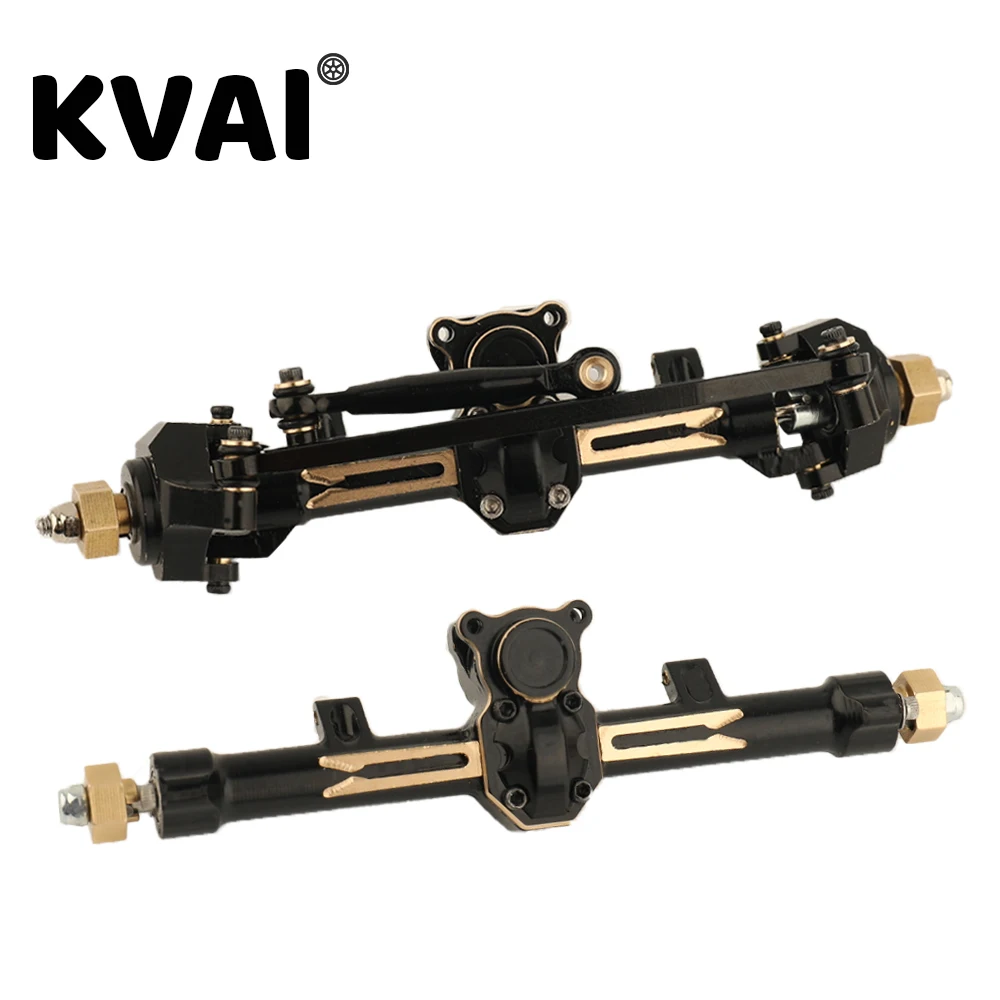 

1/24 Brass Straight Axle Scx24 Jeep C10 Pickup 90081axi00005 Front And Rear Straight Axle