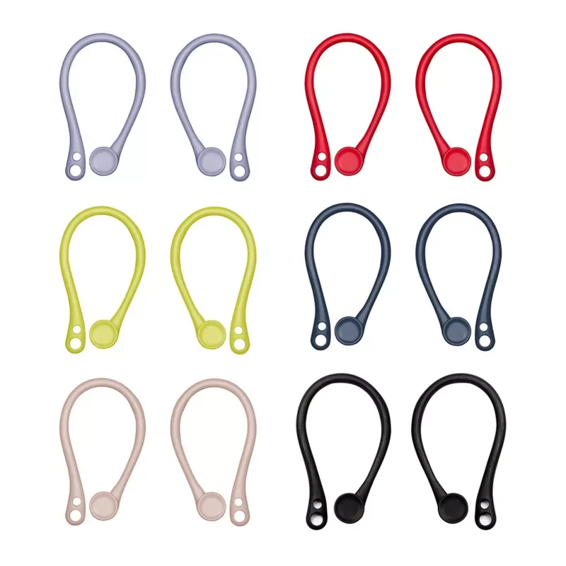 

Earhooks Anti-slip Soft Silicone Ear Hook Wireless Earphone Holder For AirPods Ear Buds Headset