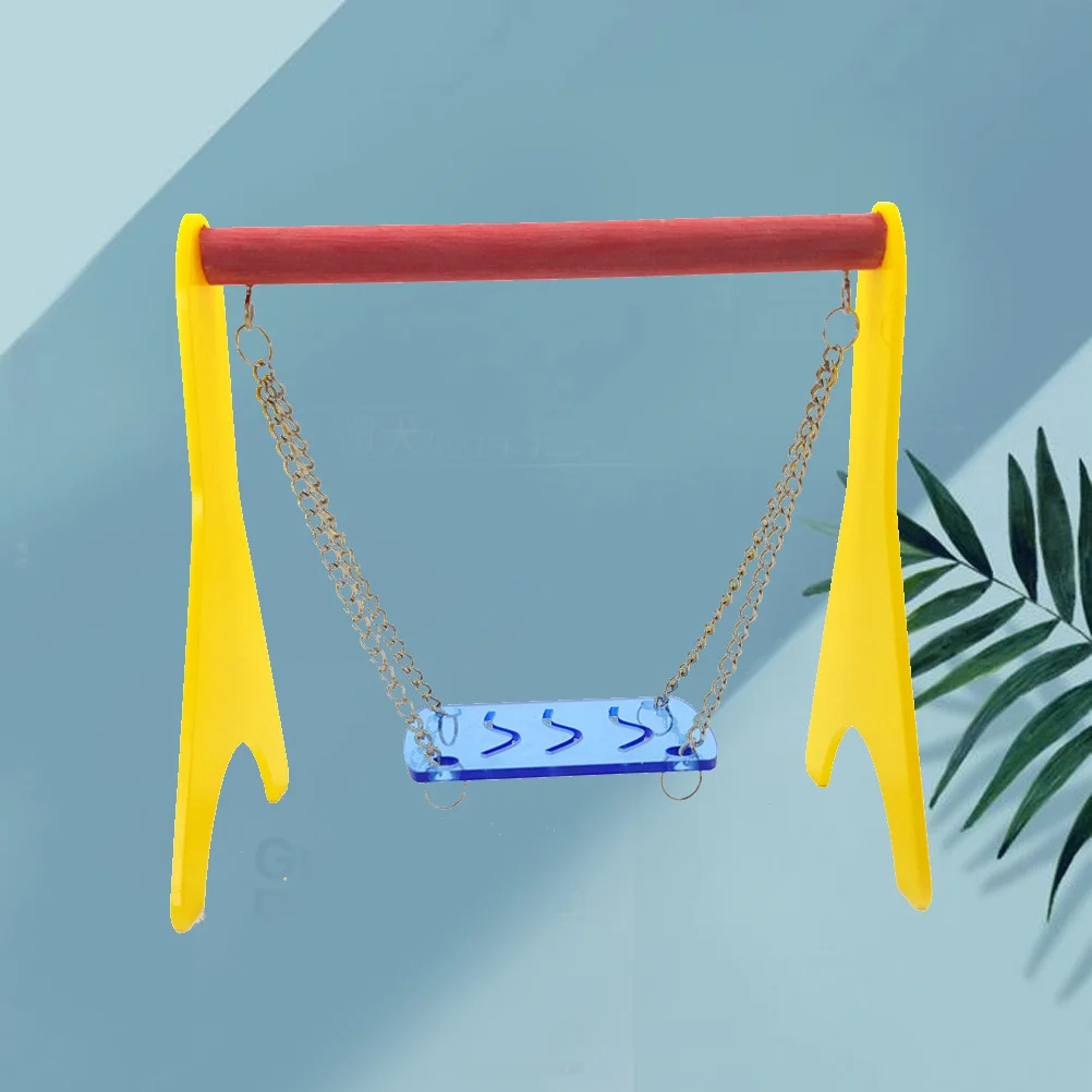 Игрушка-качели игровая площадка для птиц игрушки попугаев хомяков домашних