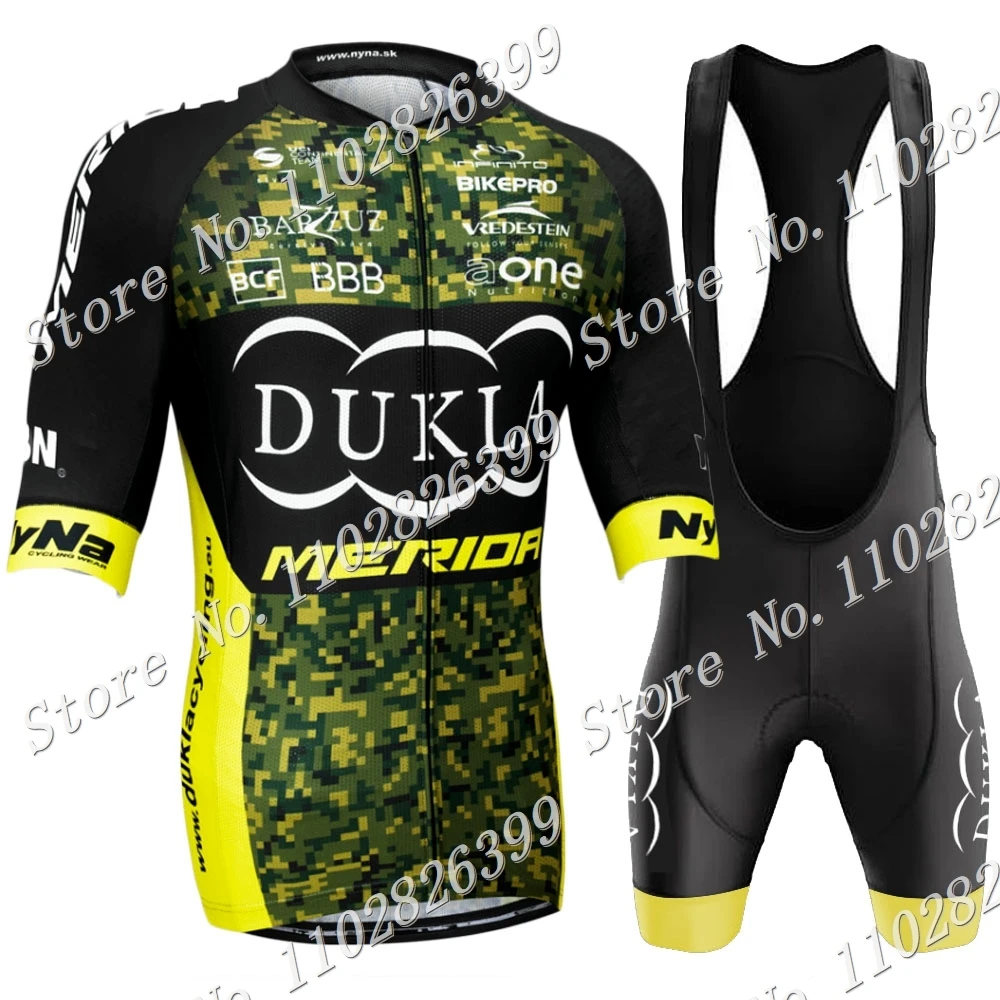 

Комплект одежды для велоспорта Dukla Banska Bystrica 2023, футболки с коротким рукавом для шоссейного велосипеда, Словакия, костюм, шорты для горного ве...