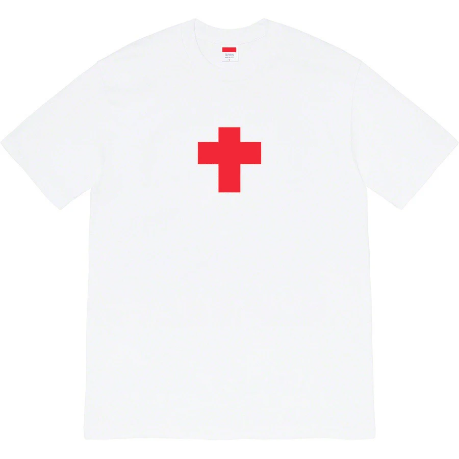 

Fashion Designer Summer Cross Print Short-sleeved Men's T-shirt O-neck EU Size Loose Tee Tops Casual Streetwear