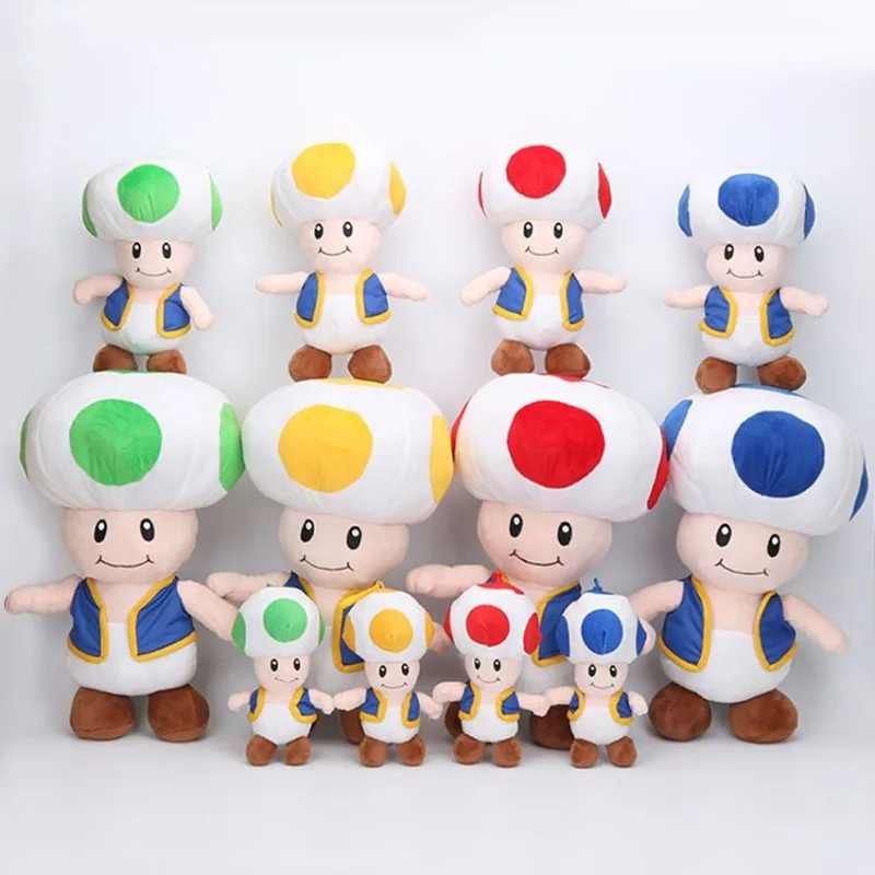 

18-40cm Anime Figure Super Mario Plush Toy Cartoon Character Soft Stuffed Doll Decoration Kids Toys Birthday Christmas Gifts