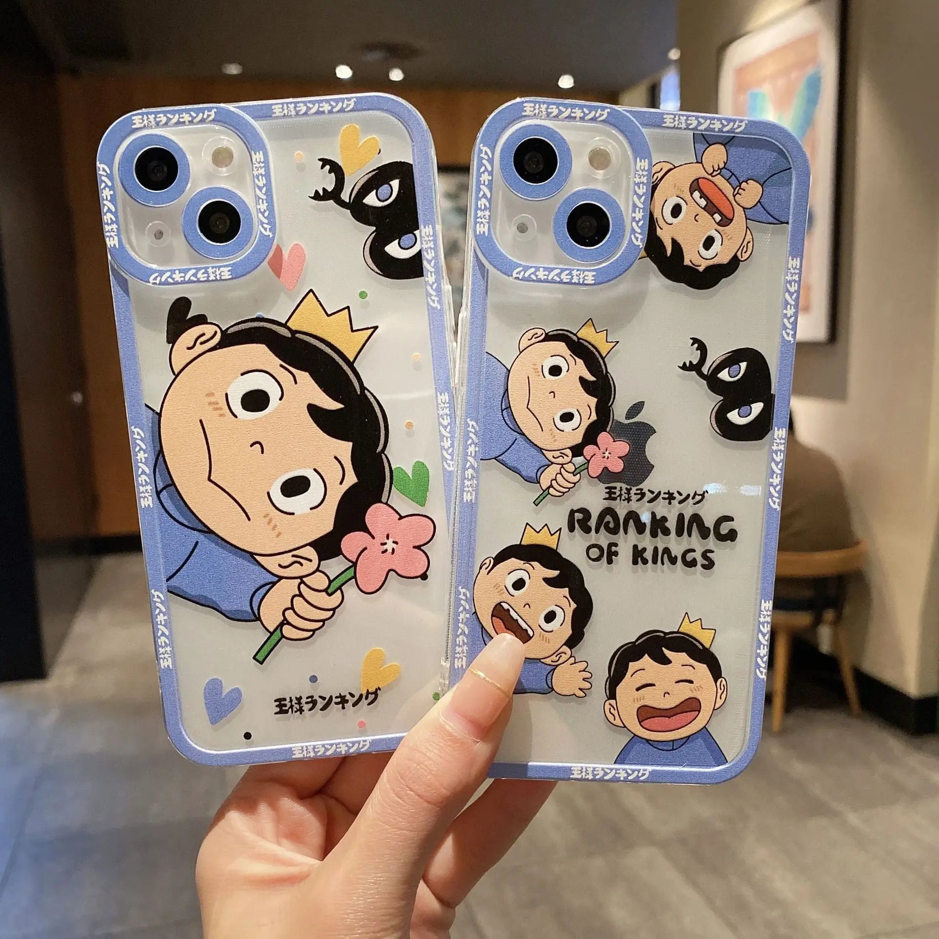 

Чехол для мобильного телефона Bandai Kings для iPhone 13 Pro Max /11/12pro/7 8 Plus /Xr/Xsmax, прозрачный чехол для смартфона с рисунком Bojji