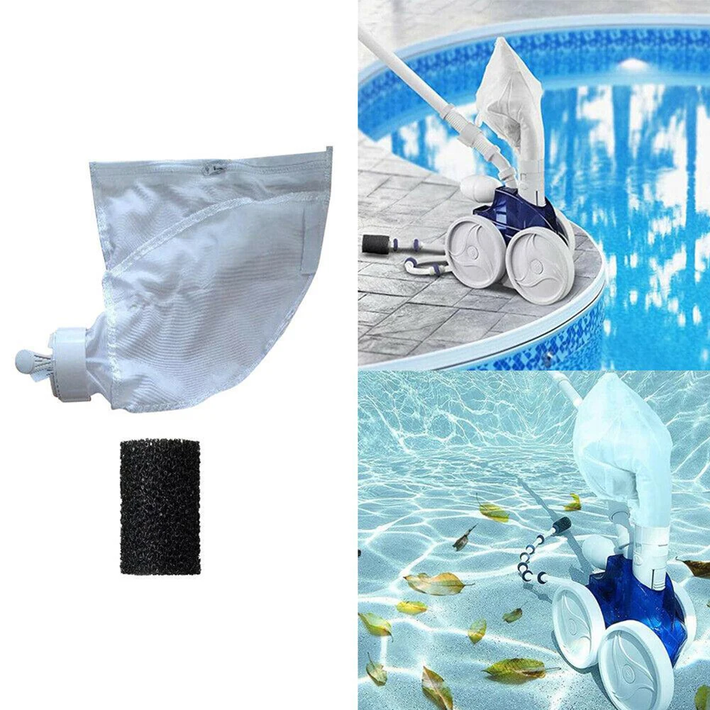 

100% Brand New Pool Cleaner Bag Kit Nylon Mesh Replacement Bags Cleaning