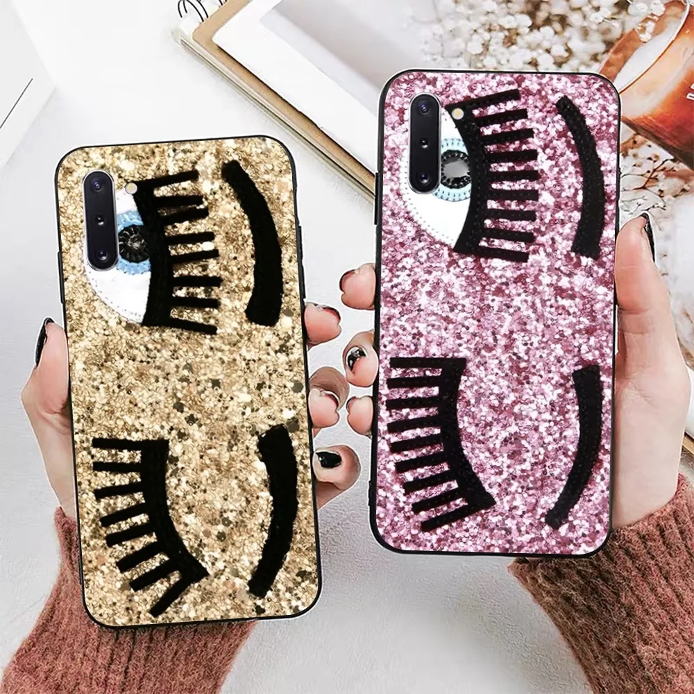 Hot Ferragnies Eyes Chiara Phone Case For Samsung Note 8 9 10 20 pro plus lite M 11 30 21 31 51 A 22 42 02 03
