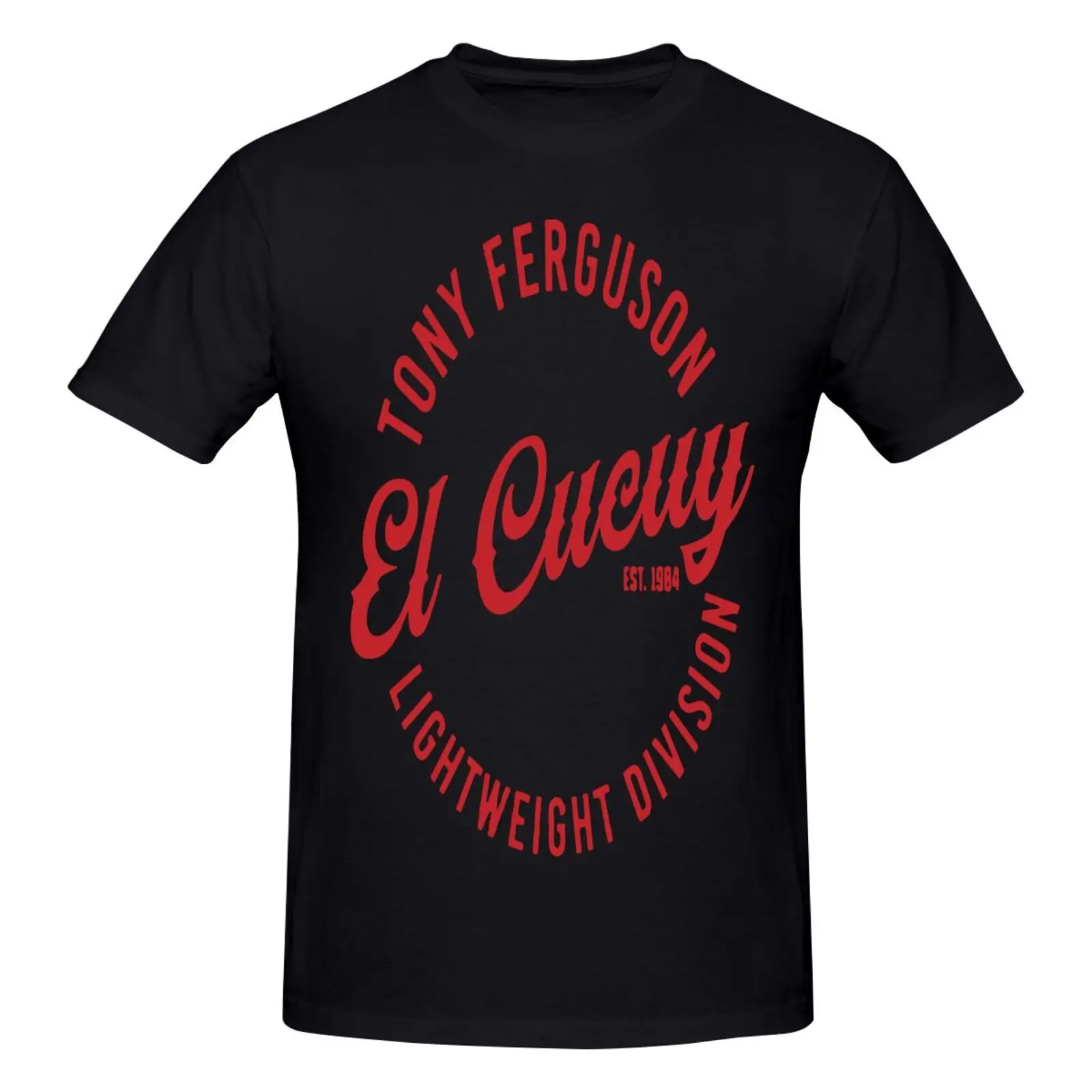 Футболка El Cucuy с Тони Фергюсоном 2019, мужская одежда из аниме, мужские футболки, аниме футболка, аниме футболка в стиле Харадзюку, футболка ове...